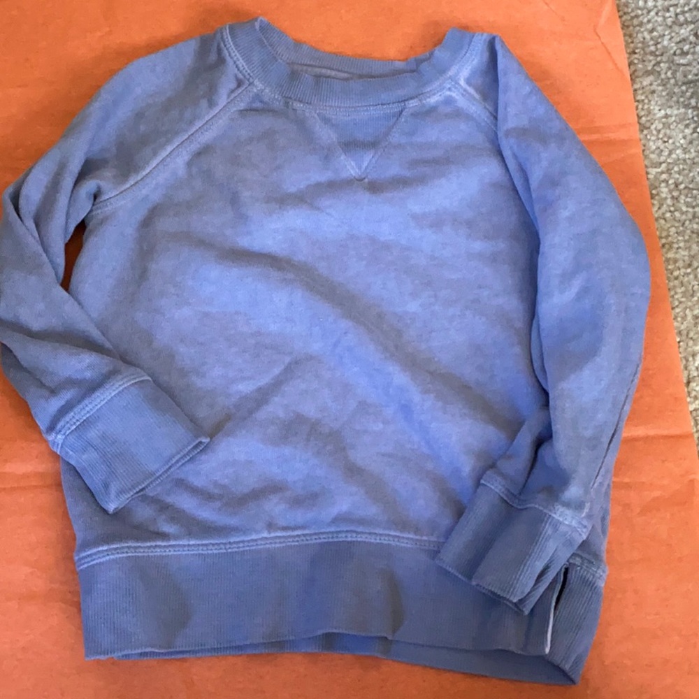 Toddler boys blue sweatshirt
